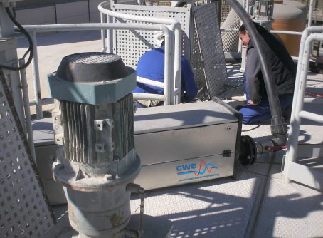 Installation einer cwe-Anlage
